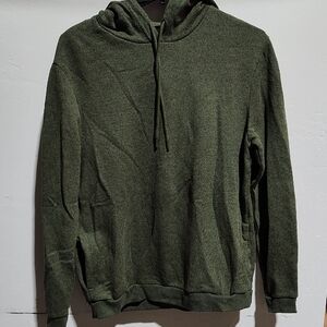 Men's Green Hoodie Sweater With Pockets,New, L